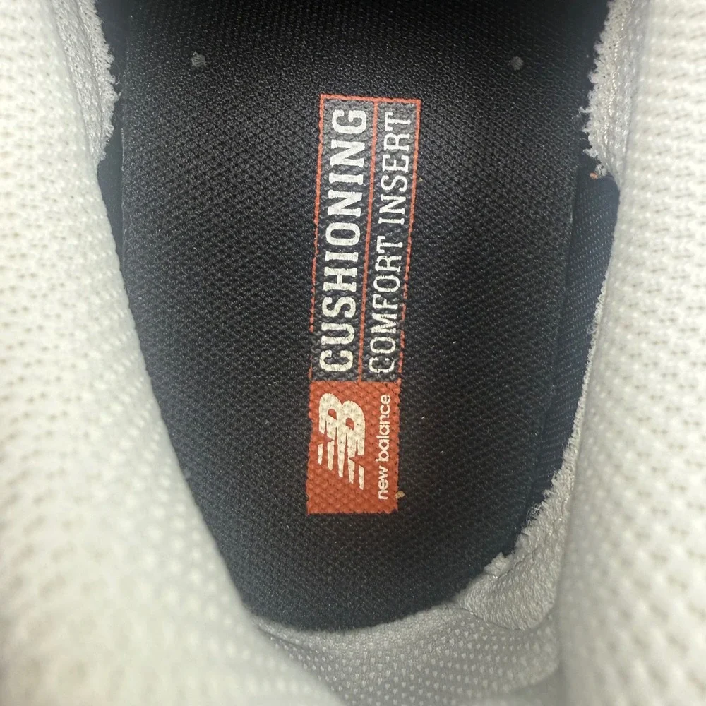 New Balance 515 Boys Size 6 Sneakers GC515BT Speckled Sole Black Orange Grey